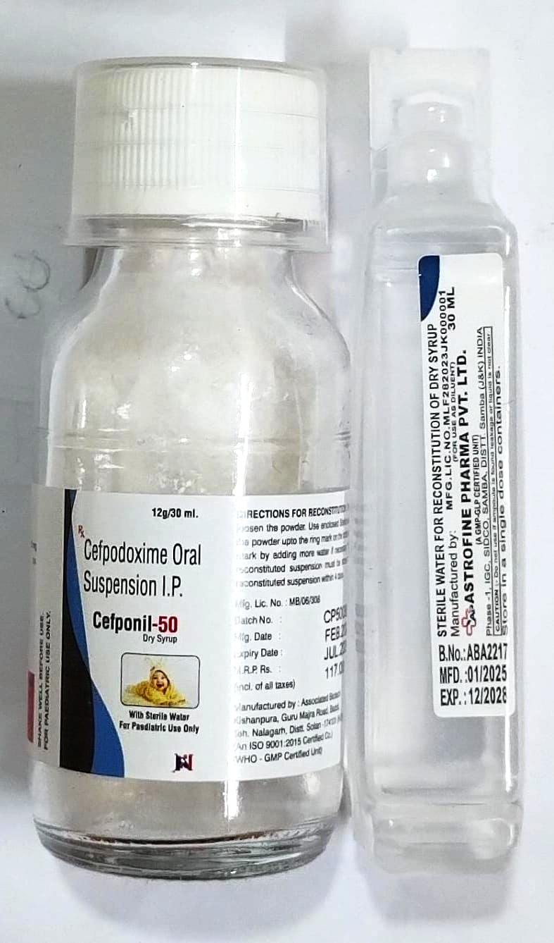 CEFPONIL-50 DRY SYP